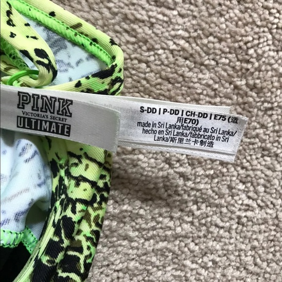 Vs pink ultimate scoop lined sport bra Sm d-Dd - Picture 7 of 8